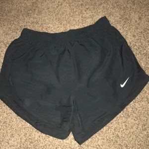 All black nike shorts